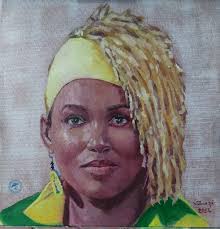 Hi, I'm new here and I'm happy to share my latest work with you. I love  painting plants and painting portraits. This is a Tillandsia in flower. Oil 