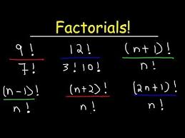 Factorials Explained Youtube Simplifying Algebraic Expressions Algebraic Expressions Precalculus