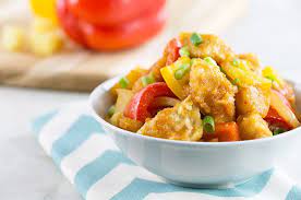 Recipe Skinny Sweet And Sour Chicken Dinner Under 300 Calories Recipes Cooking Recipes