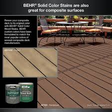 Maybe you would like to learn more about one of these? Behr Premium 1 Gal Sc 122 Redwood Naturaltone Solid Color Waterproofing Exterior Wood Stain And Sealer 501301 The Home Depot