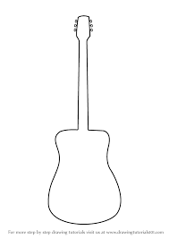Guitar Is One Of The Most Popular Musical Instrument All Over The World Every Musician Takes Help In Making Melody Gui Guitar Outline Guitar Drawing Drawings