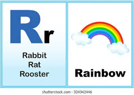 Place the alphabet arc and set of letters on a flat surface. Images Photos Et Images Vectorielles De Stock De Alphabet Letter R With Clip Art And Few Similar Words Starting With The Letter Printable Graphic For Preschool Kindergarten Kids Similaires 232409470 Shutterstock