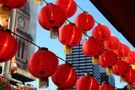 Lanterns Infront Of The Town Hall On George St Sydney Lined Up For The Chinese New Year Parade Chinese New Year Parade Photography Work Novelty Lamp