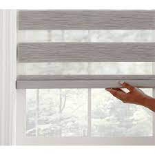 Cordless Layered Sheer Roller Shade In 2020 Roller Shades Layered Shade Roller Shades Living Room