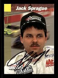 1993 Finish Line #160 Jack Sprague HAND SIGNED AUTO