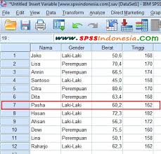 Tahun konsumsi beras perkapita (cons) gdp nominal per kapita (x) 1998 108 idr 5,256,564.00. Cara Menambahkan Menyisipkan Baris Dan Kolom Baru Di Spss Lengkap Spss Indonesia