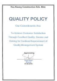 Along those years, kobell construction co. Our Mission And Policy Hou Keong Construction Engineering