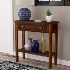 Console table with 2 drawers. Drawers Narrow Under 12 In Console Tables You Ll Love In 2021 Wayfair