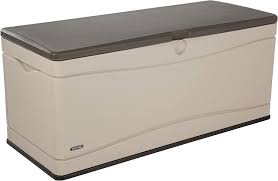 Drive up storage units are a great option for customers who are going to need to frequently access their items. Amazon Com Lifetime 60012 Extra Large Deck Box 130 Gallon Desert Sand Brown Garden Outdoor