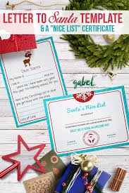 Download, fill in and print santa's official nice list certificate template pdf online here for free. Free Letter To Santa Template With Nice List Certificate