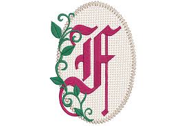 Download Olde English Monogram Letter F Creative Fabrica SVG Cut Files
