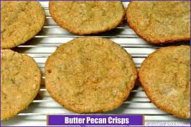 A luscious caramel filling joins pairs of rich shortbread treats. Butter Pecan Crisps Cookies The Grateful Girl Cooks