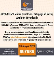 Stream osym music | listen to songs, albums, playlists for free on soundcloud. Osym åœ¨ Twitter ä¸Š 2021 Ales 1 Sinavi Temel Soru Kitapcigi Ve Cevap Anahtari Yayimlandi Https T Co 0ysnkofm0e Https T Co Vrwgwrlg3j Twitter