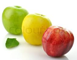 Here's the thing about apples. Green Red And Yellow Apples Stock Image Colourbox