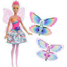 Barbie Dreamtopia Flying Wings Fairy Doll With Blonde Hair Walmart Com Barbie Fairy Fairy Dolls Barbie