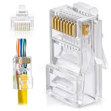 It is manufactured in our highly advanced production premises following the international standards in order to come up. Rj45 Cat5 Cat5e Pass Through Connectors Pack Of 100 Ez Crimp Connector Utp Network Unshielded Plug For Twisted Pair Solid Wire Standard Cables Transparent Passthrough Ethernet Insert Buy Online