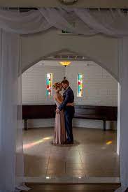 Our Wedding Chapel Featuring The Stained Glass Windows In This Wedding Photo Chapel Wedding Wedding Ceremony Sites Historic Wedding