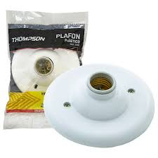 PLAFON SOQUETE PORCELANA