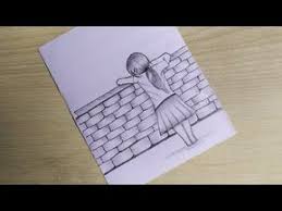 Our 3d artists will train you on how to draw 3d pencil drawings step by step. Lonely Girl Standing Pencil Sketch Drawing Easy Drawing For Beginners Full Tutorial Youtub Easy Drawings For Beginners Drawing For Beginners Easy Drawings