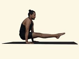 This Posture Is Also Called The L Sit In Modern Gymnastics Steps Sit In Dandasana With Legs Together And Outstretched In Front Of The Celibate Poses Postures