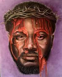black Jesus Art by @ebonicembrace