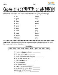 This abc fill in the blanks worksheet is suitable for 1st grade. First Grade Synonyms And Antonyms Worksheets