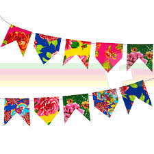 Bandeirinha de Tecido Chita para Festa Junina | FestaBox | festabox