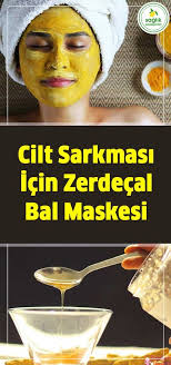 Sarkmis Ciltleri Gerginlestirmek Icin Ve Cilt Bakiminda Guzelligi Zerdecal Maskesini Uygulayabilirs Homemade Beauty Care Homemade Skin Care Natural Face Mask