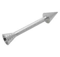 Amazon.com: HJ Garden 1 pieza de aleación de aluminio para hornear conos de  pastelería rosa flor palitos flor decoración pastel de uñas para glaseado  ...