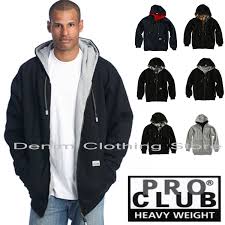 Pro Club Reversible Full Zip Up Heavyweight Thick Jacket