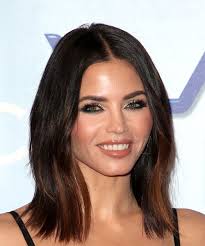 Jenna Dewan Medium Straight Dark Brunette Bob Haircut