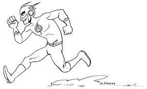 Flash is a fictional character from the dc comics universe. Happy Flash Coloring Page Free Printable Coloring Pages For Kids