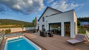 Haus Jahn Terrasse Haus Haus Aussen Fertighauser