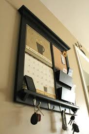Calendar Frame Furniture Wall Mail And Calendar Organizer With Double Pocket Note This Wall Mail Storage Organizer Mail Organizer Frame Calendar Organization