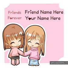 Maybe you would like to learn more about one of these? True Friends Girls Name Write Best Friendship Forever Pictures My Name Pix Cards