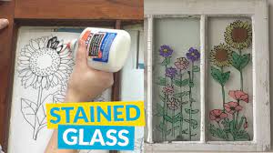 All you need are four items. Diy Stained Glass Youtube