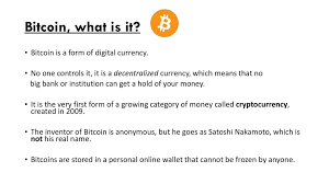 Cryptocurrency is stored and transferred between cryptocurrency wallets, which all have a private key to sign each transaction and a public key for others to check that a transaction is valid. Bitcoin What Is It Prezentaciya Onlajn