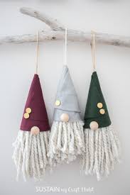 Nordic gnomes are such a popular way to add a little whimsy into your holiday. Diy Gnome Christmas Ornaments Sustain My Craft Habit