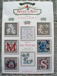 This free valentine cross stitch pattern and matching floss thread holders are a handy cute addition to your stash. Iron On Monogram Transfers Needlenthread Com