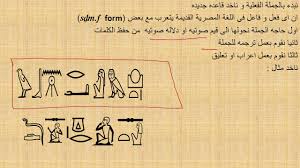 The Ancient Egyptian Language شرح اللغة المصرية القديمة اسماء الاشاره و تكوين الجملة الفعلية Youtube