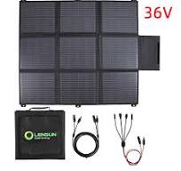 LensunSolar 200W 36V Solar Blanket for 24V Battery or Power Station