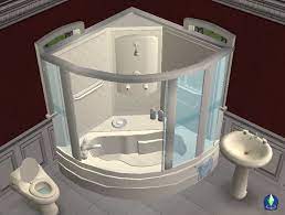 Totally tiles collection 1 wall coverings azulejo and talavera tiles by wykkyd from mod the sims. Corner Shower Tub Corner Tub Shower Sims 4 Sims 4 Cc Furniture