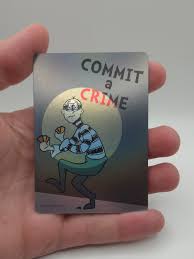 Next up is whimsical "Commit a Crime" trigger reminder! Available in foil  and non-foil from my website:  https://mrbillustration.com/shop/ols/products/whimsical-crime-trigger and  my Etsy shop: https://mrbalter.etsy.com/listing/1887073815/whimsical ...