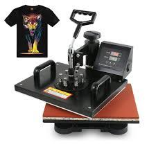 F2c Pro 5 In 1 Digital Transfer Sublimation Heat Press Machine Hat Mug Plate Cap T Shirt Multifunction New Black 5 In 1 Heat Press Machine Kids Craft Gifts Heat Press