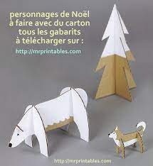 L'ours polaire, aussi appelé ours blanc, créature majestueuse du grand nord, est le plus grand carnivore terrestre au monde. Faire Des Personnages De Noel En Carton Modeles Et Gabarits