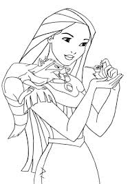 Kolorowanka Pocahontas Disney Nr 1 Disney Princess Coloring Pages Princess Coloring Pages Disney Princess Colors