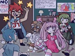 The warriors of hope are heroes who save the world from demons. Nagisa Shingetsu Masaru Daimon Jataro Kemuri Kotoko Utsugi Monaca Towa Danganronpa Another Episode Ultra De Danganronpa Danganronpa Characters Monaca