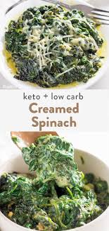 An Easy Low Carb Keto Creamed Spinach You Can Make From Fresh Or Frozen Spinach A Awesome Si In 2020 Canned Spinach Recipes Keto Creamed Spinach Spinach Recipes Side