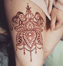 Henna Design I Did On My Thigh Leg Henna Thigh Henna Henna Designs