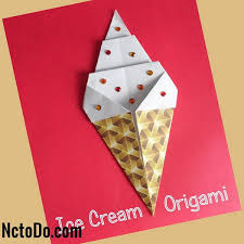 Bagaimana Membuat Kerucut Es Krim Origami Yang Mudah 2020 Rumah Nc To Do